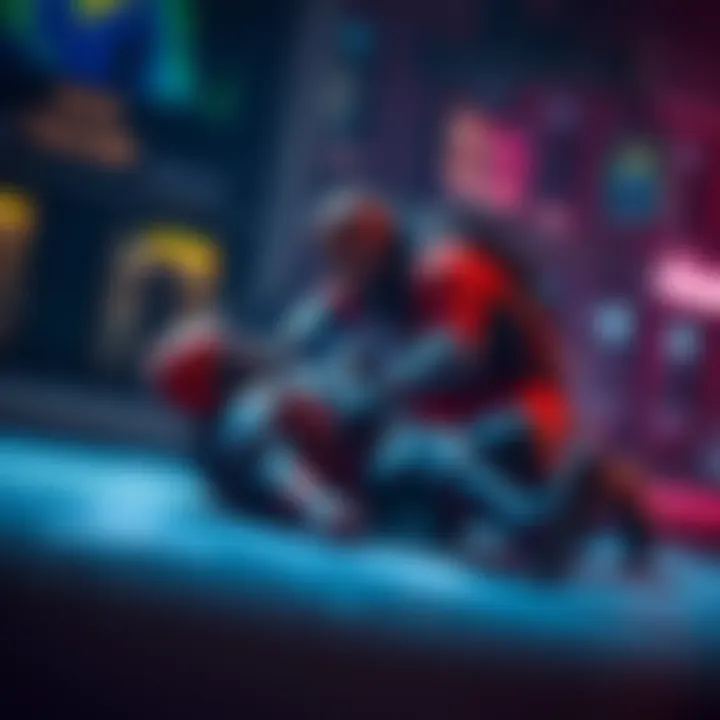 A character in Shadowrun teabagging a downed player in a gaming scene, highlighting humorous gameplay.