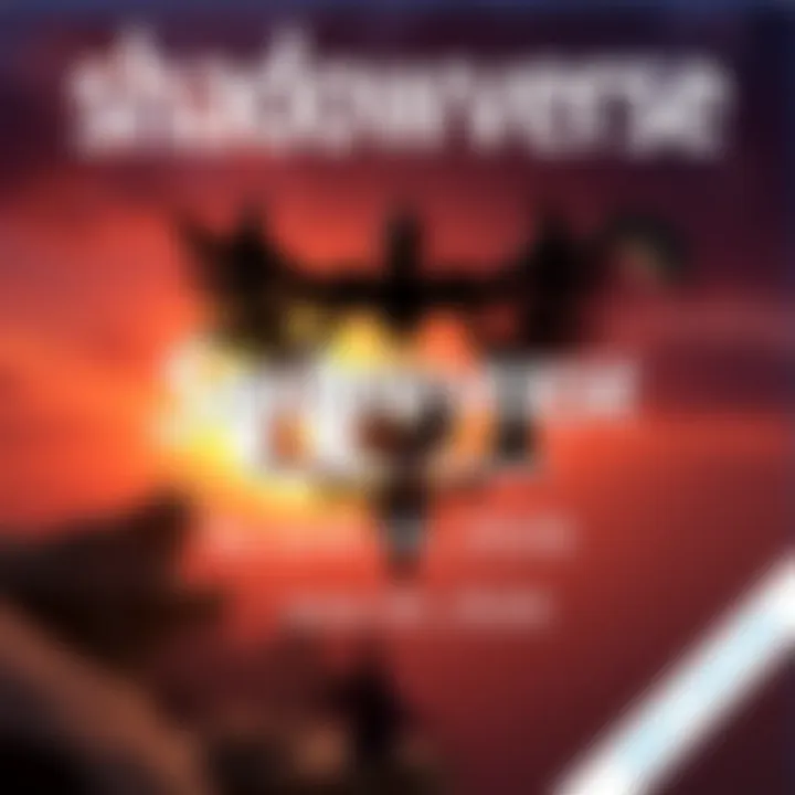 A graphic showing the Shadowverse logo with a sunset background, symbolizing the end of the game service on June 30, 2026.