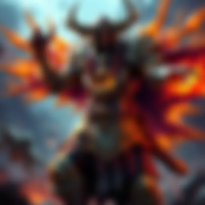 A Shaman character wearing Shaladrassil armor, with glowing effects and a powerful stance, ready to unleash a combo attack.