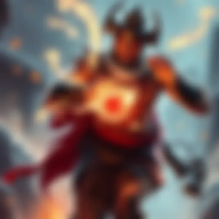 A Shaman casting a spell that changes one minion into another with equal Attack and Health, surrounded by magical effects.