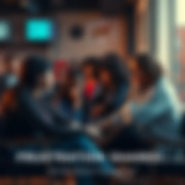 A group of people sitting together, talking and sharing their feelings about common frustrations, showing support and understanding.