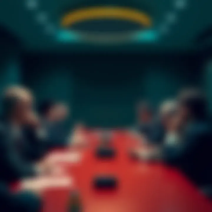 Shareholders questioning Capcom Shareholders in a meeting raising concerns over Capcom's game content and optimization issues