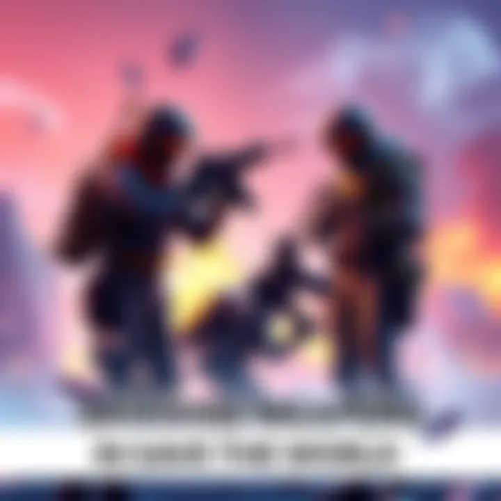 Players sharing weapons in Save the World mode, showcasing teamwork and collaboration in gameplay.