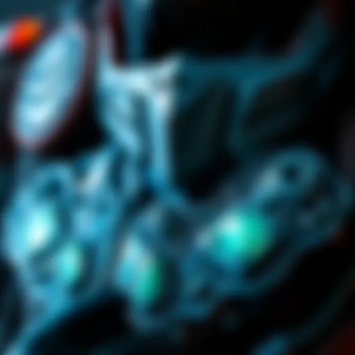 A close-up of the Shattered Hunter chestpiece showcasing its design and details.