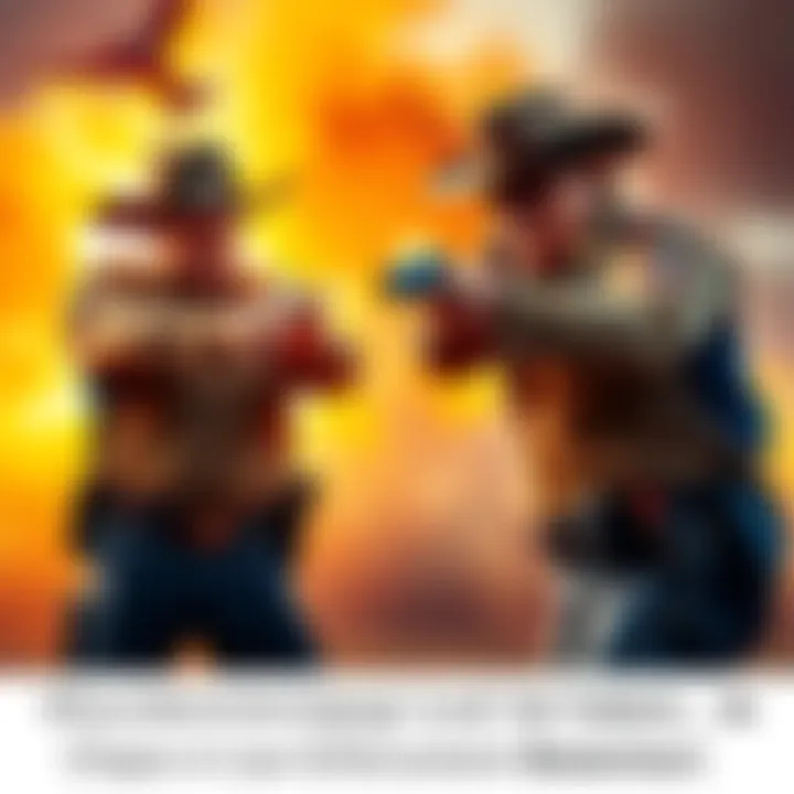 Two sheriffs mistakenly shooting at each other during a chaotic law enforcement incident