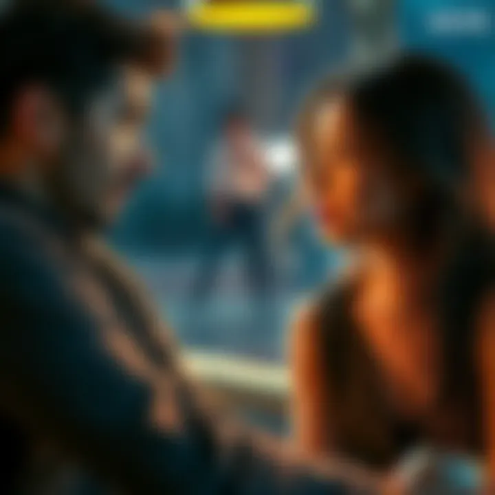 Sherry shows her frustration with Leon as he shares another joke, capturing the emotional strain in their relationship