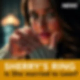 Sherry removing her glove to reveal a ring on her finger, sparking questions about her relationship with Leon.