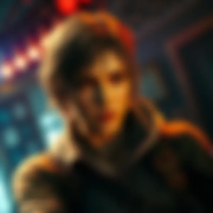 Sherry appearing in a cutscene, showing her determined expression as she assists other characters in Resident Evil 9.