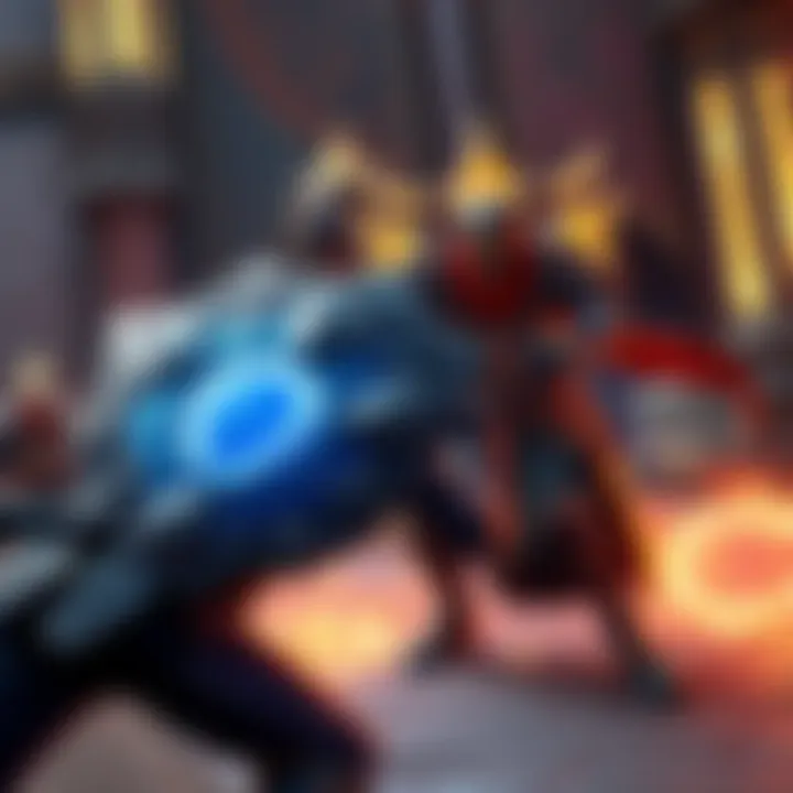 A player using a shield to poke at Malenia in a video game without rolling, showcasing a strategic attack method.