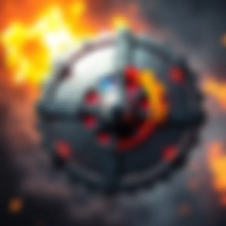 Shield Saw Transformation The normal shield changes into a shield saw during a glory kill, showcasing its sharp blade and combat action.