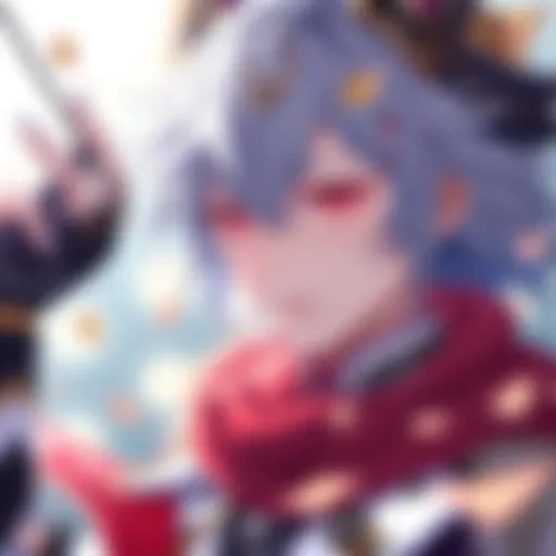 A detailed view of a character from Shining Resonance Refrain-voices38, showcasing their unique style and features.