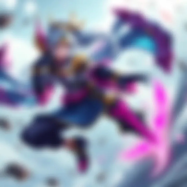 Shion in Action Shion, a new DPS hero, showcasing her speed and agility in gameplay, with dynamic movements and colorful character design.