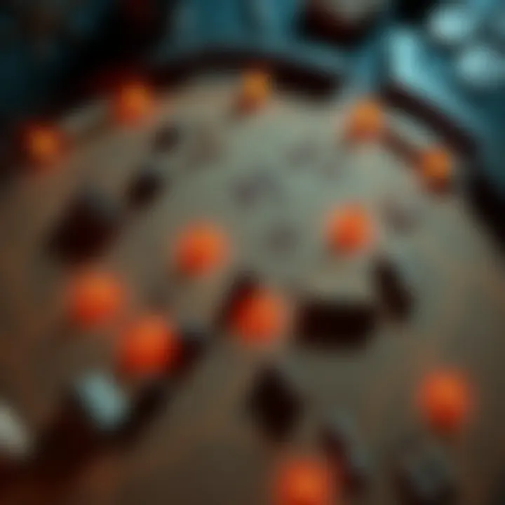 A treasure map with marked locations at Shogun's Solitude, showing paths leading to buried treasure.