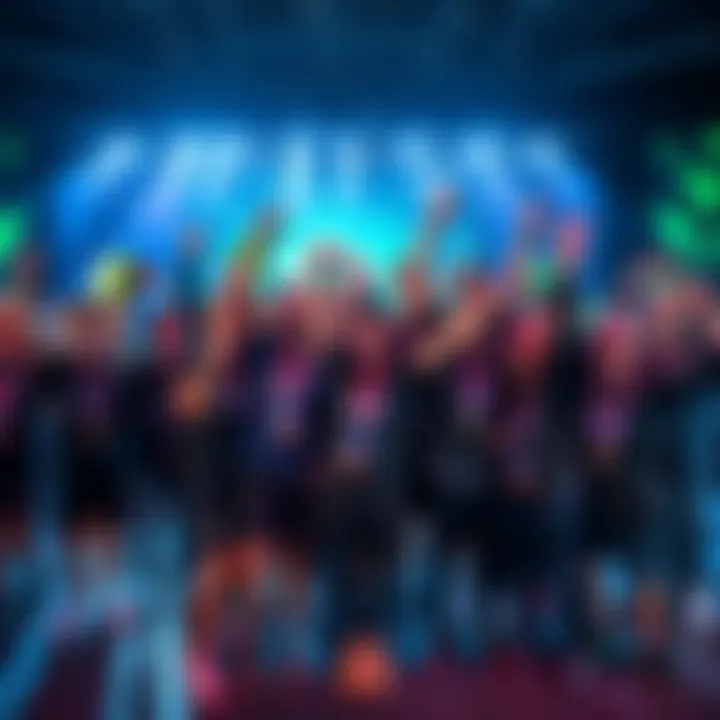 Shopify team celebrating their 3-0 victory over Luminon Black at Dreamhack Atlanta Open #2