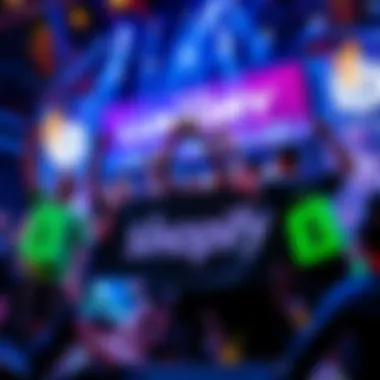 Shopify team celebrating their victory over Luminon Gaming in the Grand Finals at DreamHack Atlanta Open #1