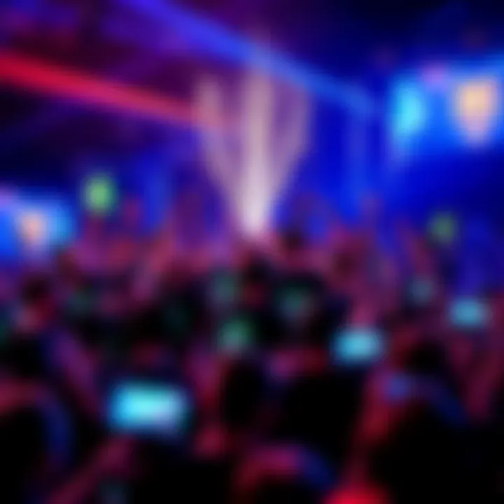 Shopify team celebrating their win against Reality Check at Dreamhack Birmingham Open, surrounded by gaming gear and cheering fans.