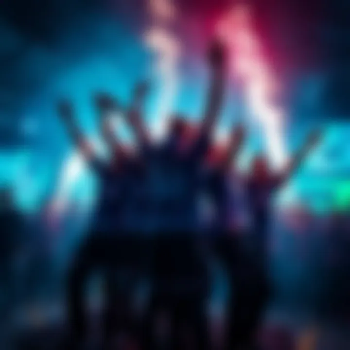 Shopify Rebellion team members celebrating their 3-0 win over Luminon at Dreamhack Birmingham Open Qualifier.