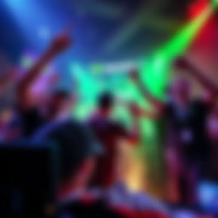 Shopify team celebrating their win against TaylorMade at Dreamhack Atlanta Open Elimination Finals.