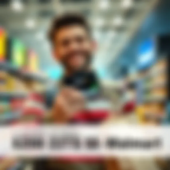 Shopper holding 2TB SSD A happy shopper proudly holding a 2TB SSD found at Walmart