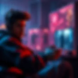 A gamer playing action and horror games on a console, looking for quick gameplay experiences without lengthy stories