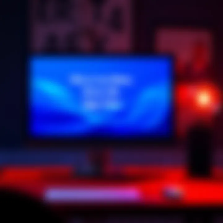 A computer screen showing a presentation with shorter slides than usual.