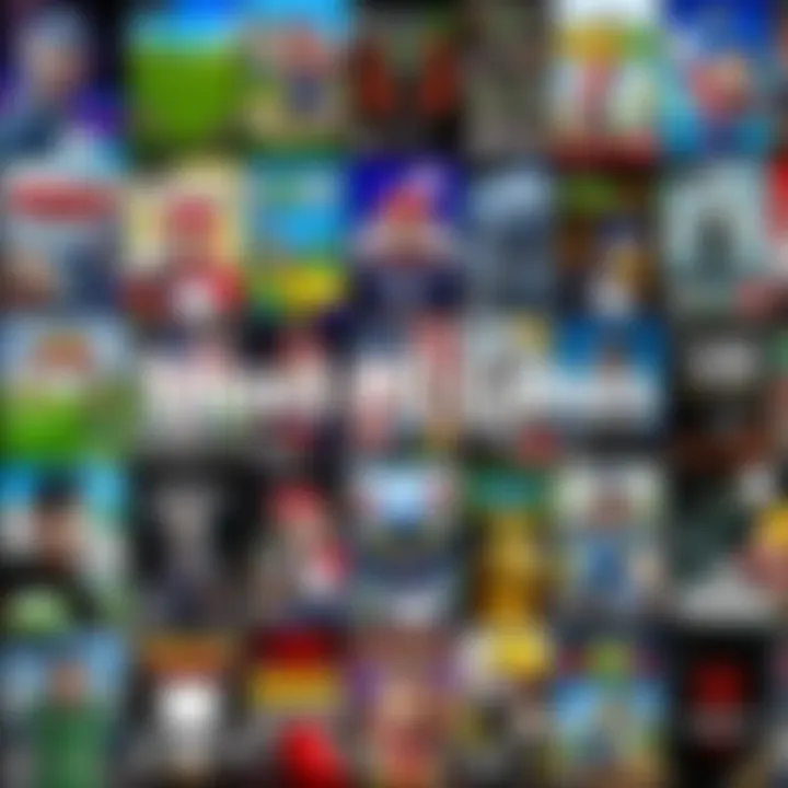Short PC Games A collage of colorful game covers representing various short PC games for quick gaming sessions