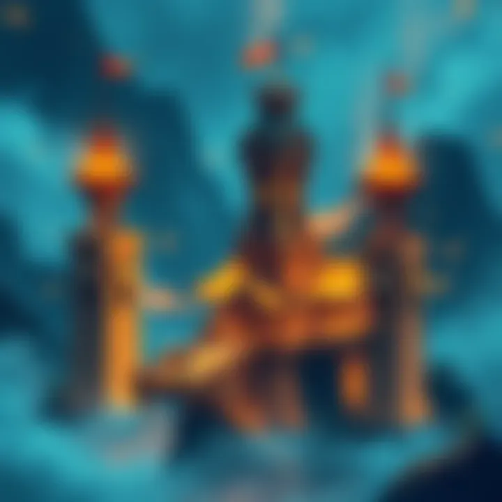 Players exploring a shorter and easier tower map, focused on gameplay with simple designs.