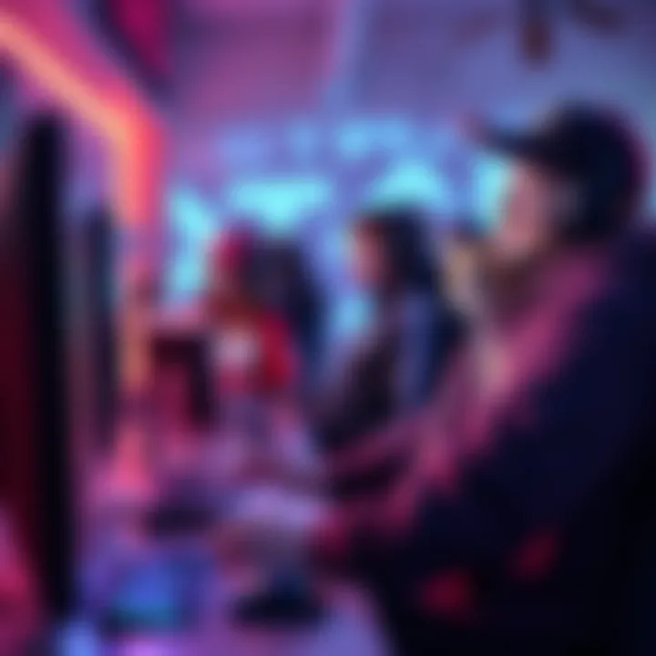 Gamers sending meows in proximity chat while playing, with Shroud laughing on screen.