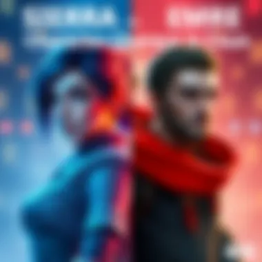 A visual comparison of two game characters, Sierra and Emre, highlighting community feedback about their gameplay and abilities