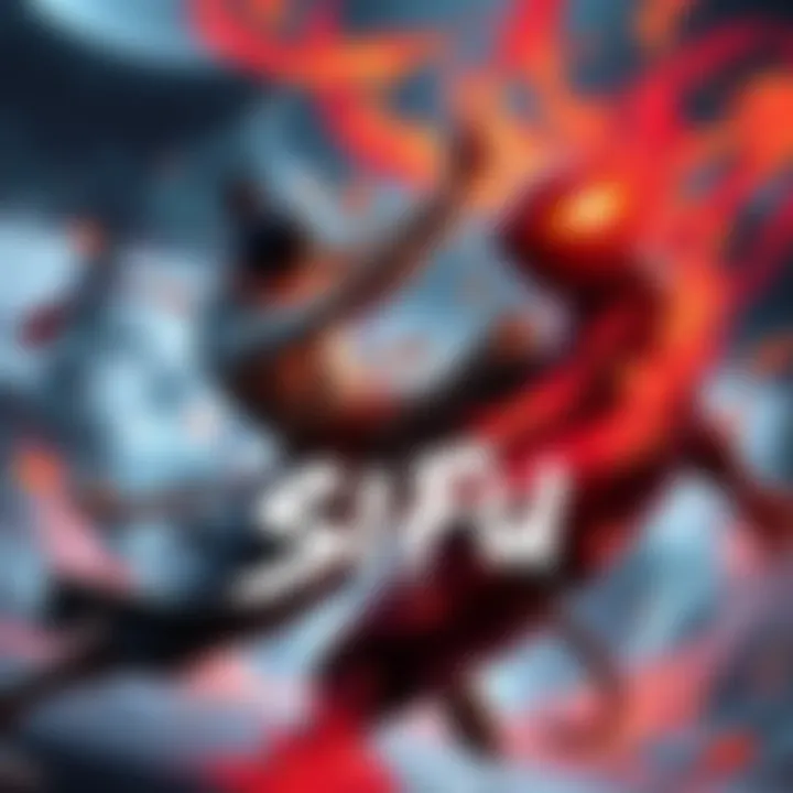 A character in Sifu battles a tough boss with dynamic martial arts moves, showcasing deep combat mechanics.