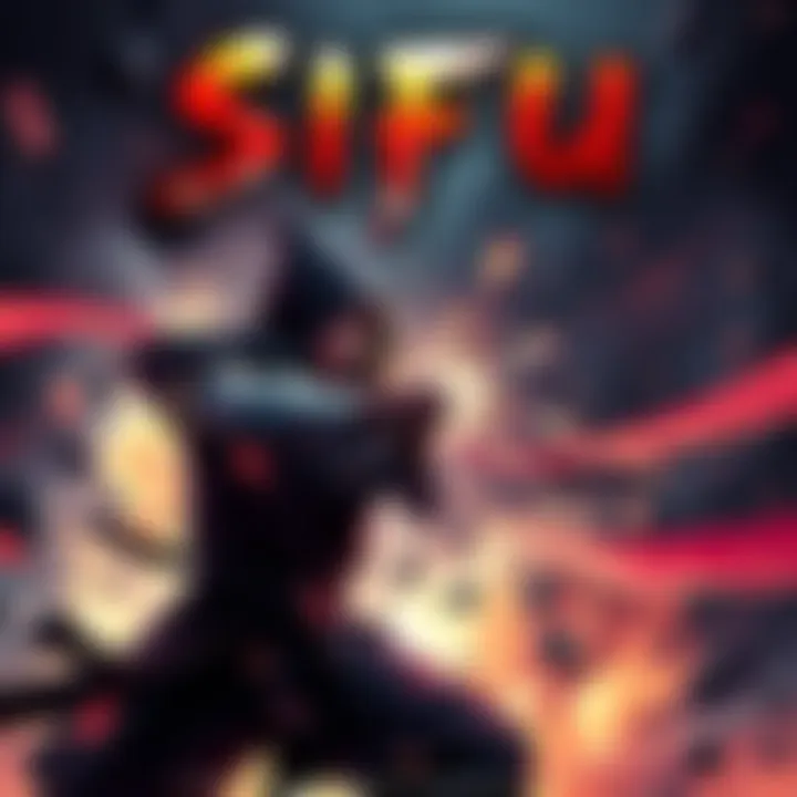 A dynamic combat scene from Sifu showcasing a character in action, highlighting the game's mastery difficulty and intense gameplay.
