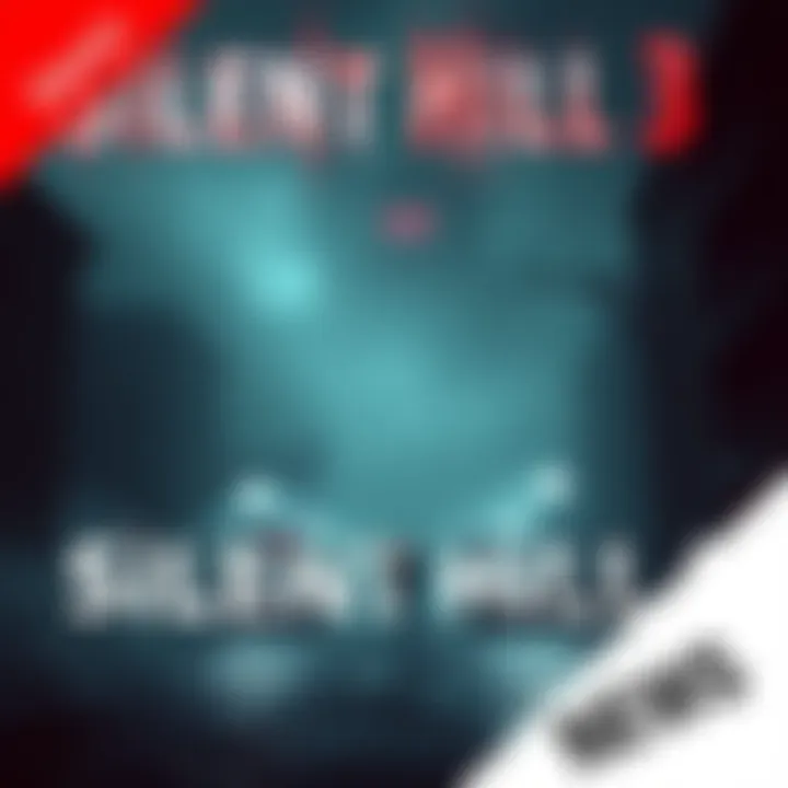 Silent Hill 3 Remake Art Concept art of eerie Silent Hill scene featuring foggy streets and a haunting figure in the background