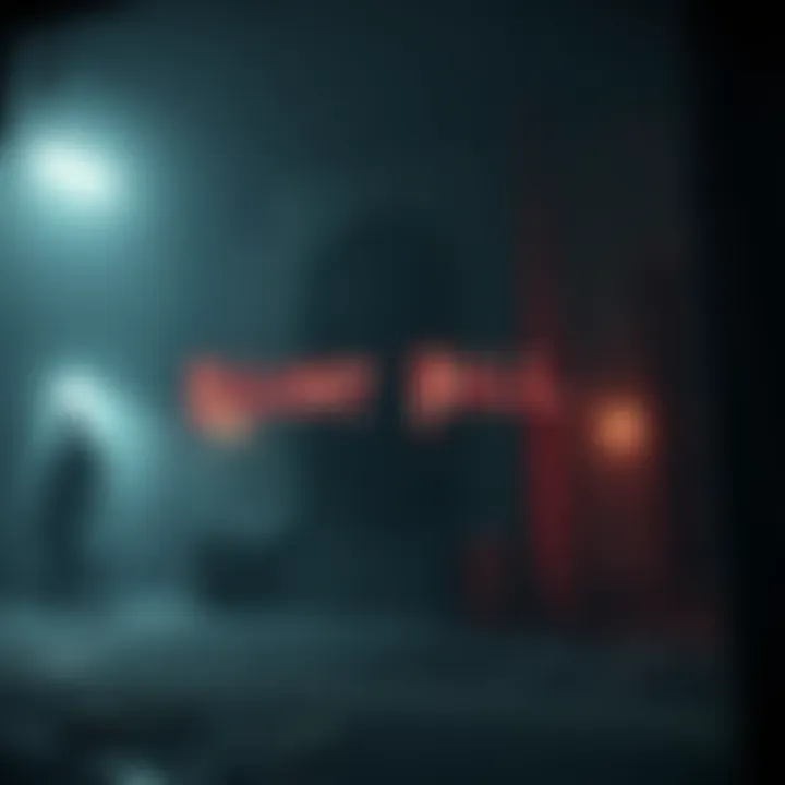 A dark, eerie environment in Silent Hill 3 showcasing the haunting atmosphere and unsettling visuals during gameplay.