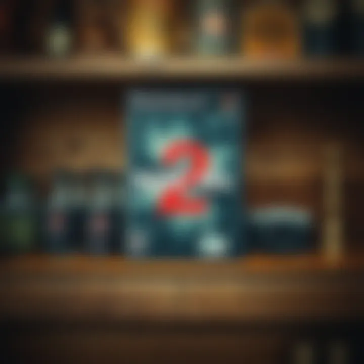 Silent Hill 2 Game Cover A copy of Silent Hill 2 for PS2 displayed on a wooden antique store shelf