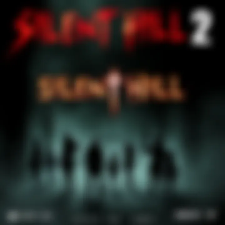 A promotional image of Silent Hill 2 with dark, misty backgrounds and iconic characters standing in a haunting setting, showcasing the Xbox version and DLC announcement at Tokyo Games Show 2025.