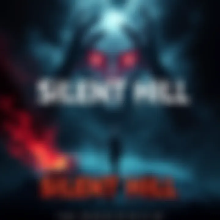 A custom poster for the Silent Hill 2 remake featuring eerie imagery and classic horror elements