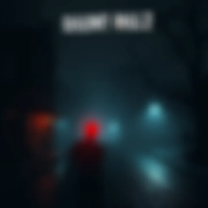 A dark, foggy street from Silent Hill 2 with eerie atmosphere, showcasing haunting visuals and emotional storytelling elements.