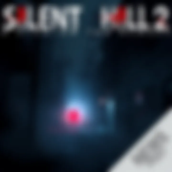A dark and foggy street from Silent Hill 2 remake, with eerie lighting and haunting atmosphere.