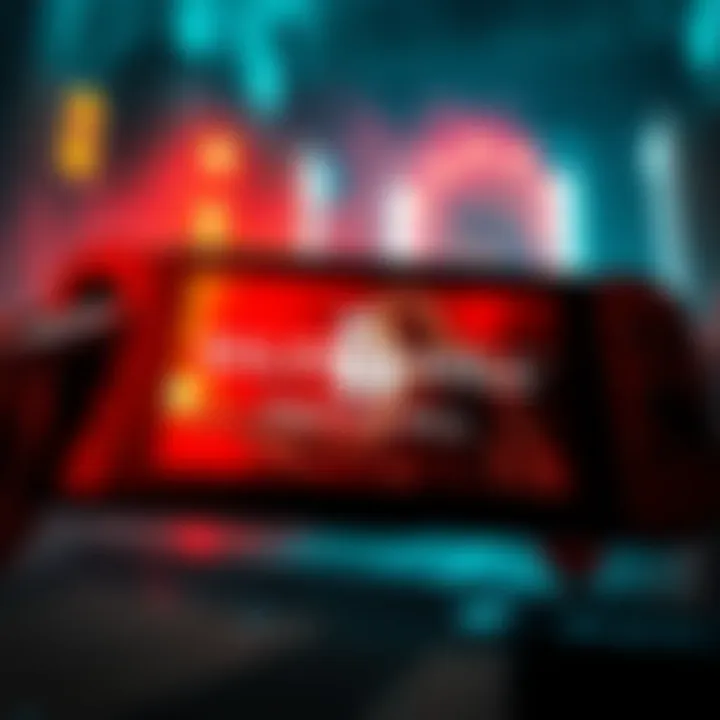 A depiction of the Nintendo Switch 2 showcasing the Silent Hill 2 Remake in action, highlighting the game's graphics and atmosphere.