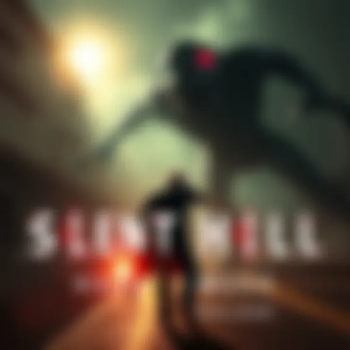 A character from Silent Hill 3 struggles against a tough enemy in dark, eerie surroundings, highlighting the frustrations of hard mode gameplay.