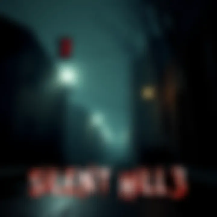 A dark, foggy street from Silent Hill 3 with eerie shadows and a haunting atmosphere, showcasing the game's intense horror vibe.