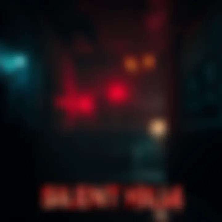 A dark, eerie room from Silent Hill 4 with unsettling lighting and haunting decor.