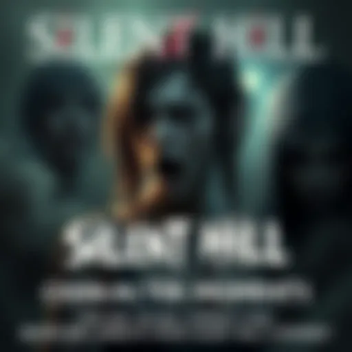 Key characters from Silent Hill in a haunting environment, showcasing their distressed expressions and iconic designs.