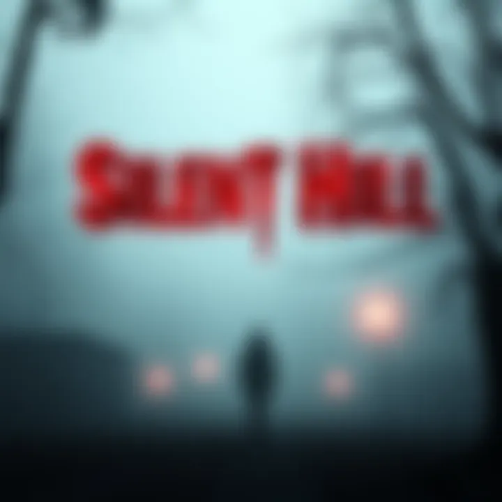 Cover art of the original Silent Hill game featuring a foggy town and a shadowy figure