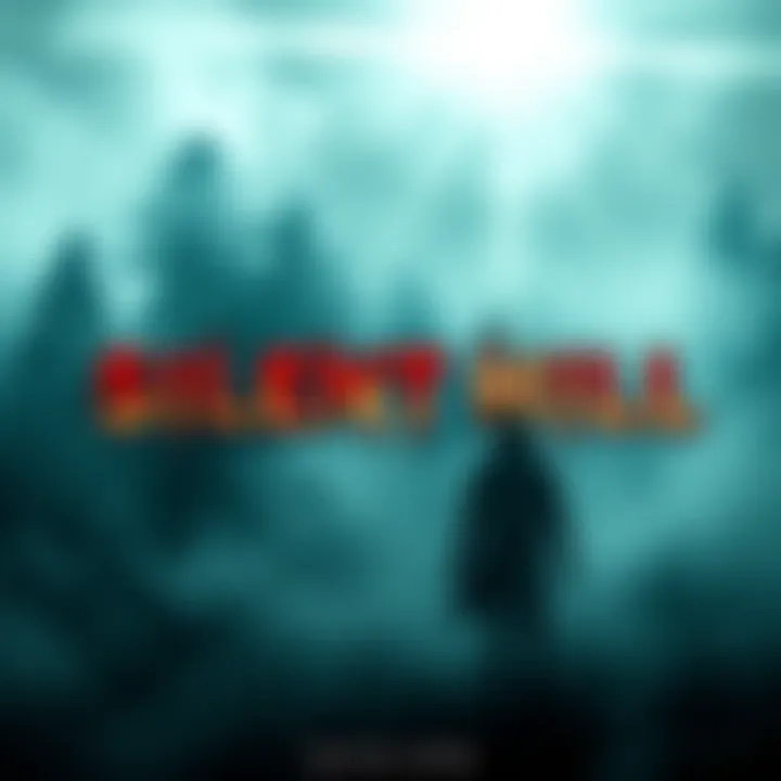 Silent Hill game cover art Cover art of Silent Hill featuring eerie fog and a shadowy figure