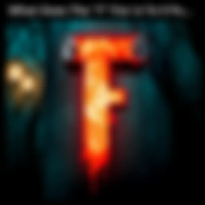 Close-up of the letter 'F' with eerie background related to Silent Hill