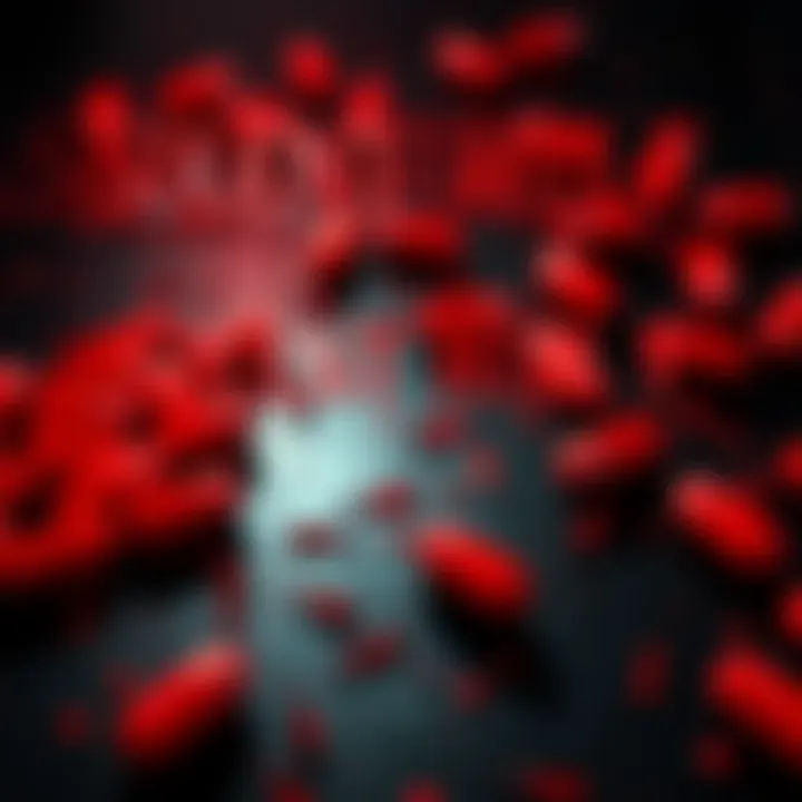 A close-up of red capsules on a dark, eerie background related to Silent Hill F, symbolizing choices players face in the game.