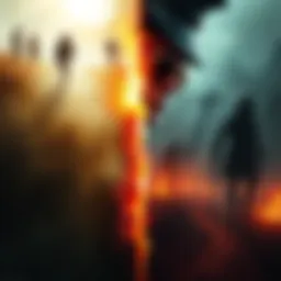 Silent Hill F and Expedition 33 comparison A split image showing elements from Silent Hill F on one side and Expedition 33 on the other, representing the debate between horror and RPG genres.