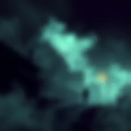 A dark and eerie landscape depicting a fog-filled town with ghostly figures lurking in the background, representing forgotten aspects of the Silent Hill series.