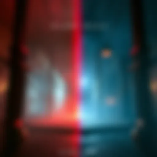 A split view of the original Otherworld from Silent Hill 2 and its remake, showing differences in atmosphere and design.